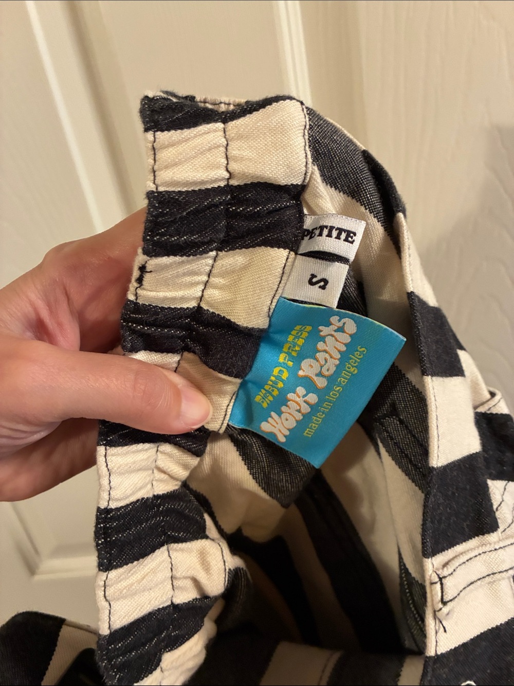 Big Bud Press Striped Work Pants - Size Small Petite - Picture 4 of 4